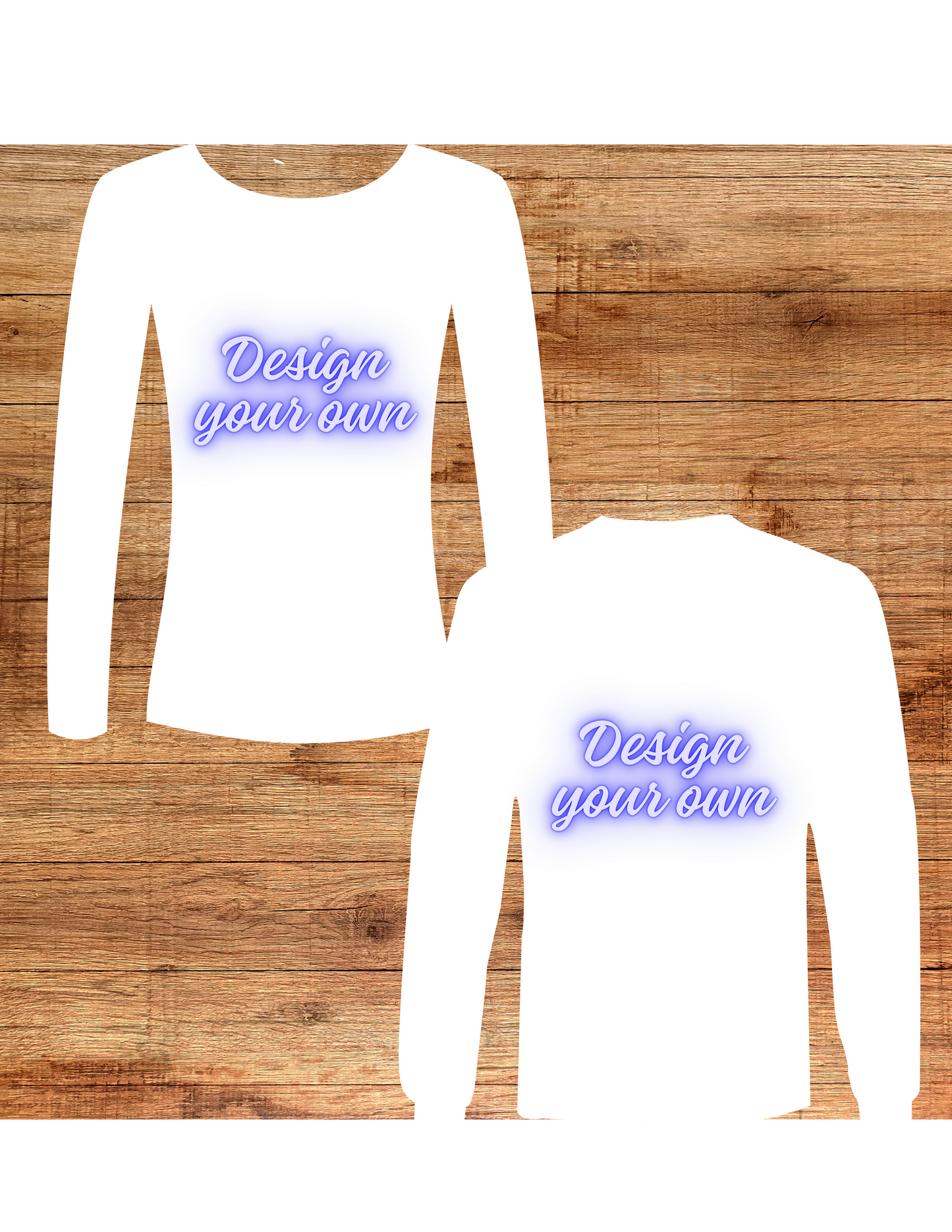 CUSTOMIZE YOUR OWN SUBLIMATION LONG SLEEVE T-SHIRT (UNISEX)