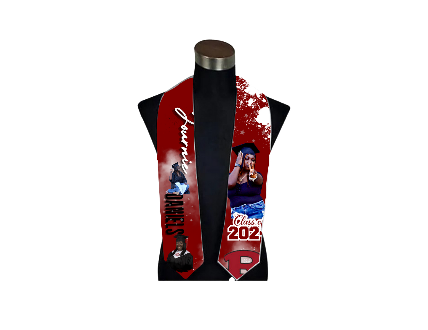 3D Graduation Stole