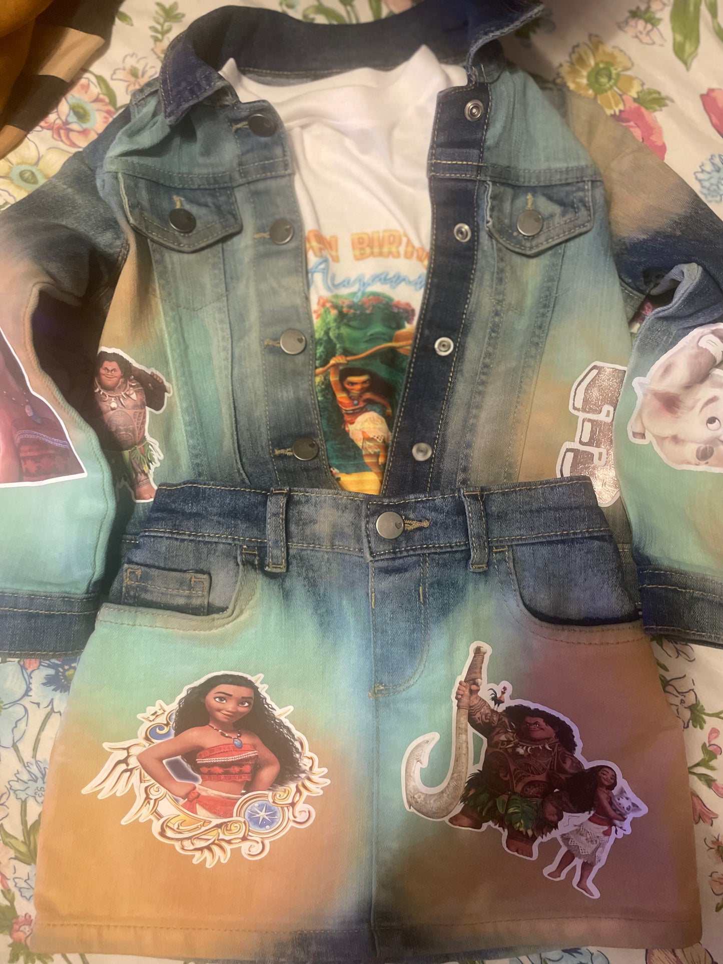 Kids Custom Denim Outfit