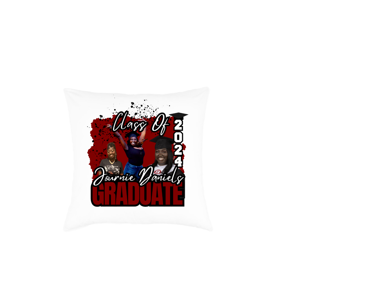 Graduation Diploma Pillow (2 Sided)