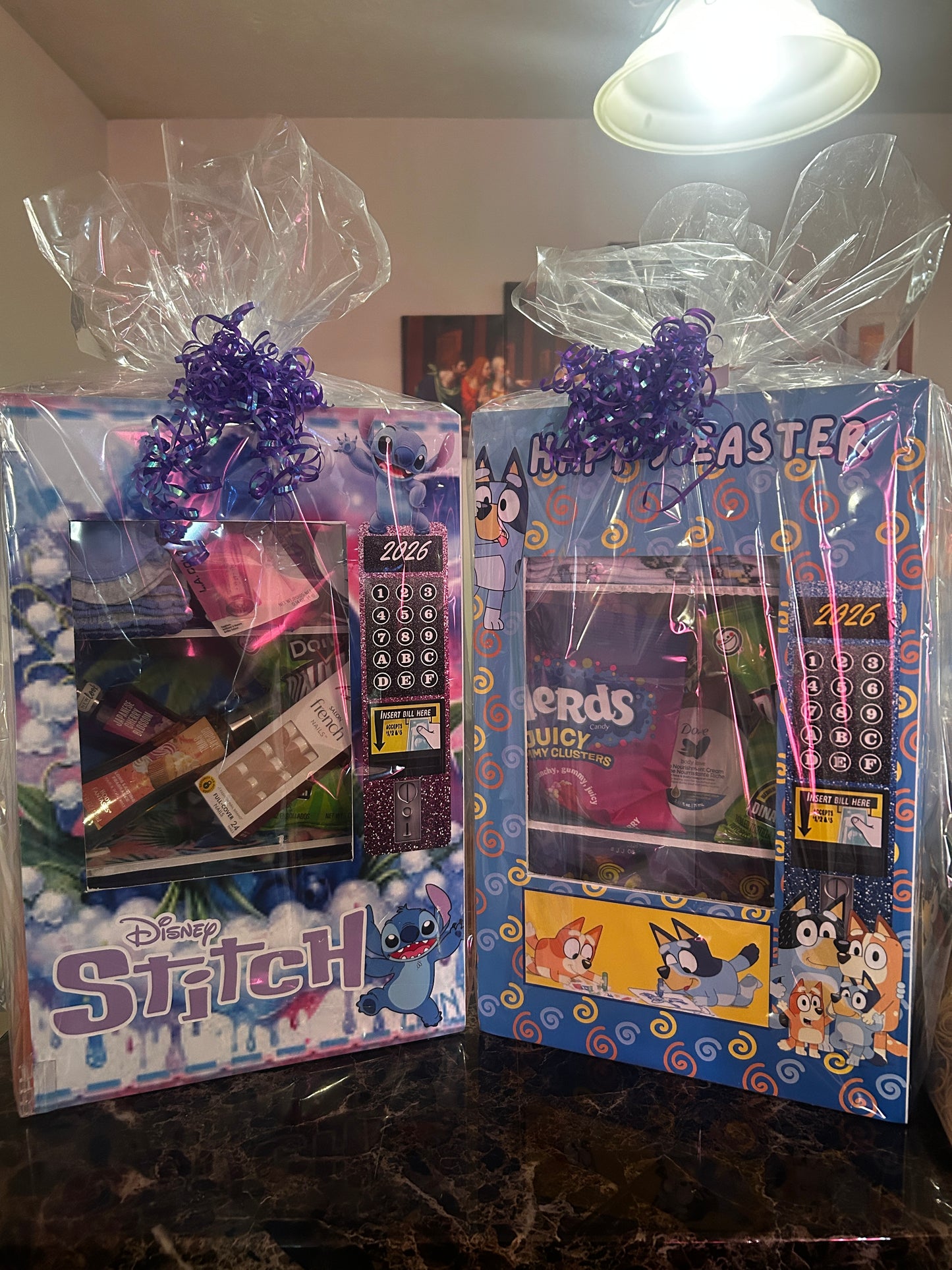 Customized Vending Machine Basket (any occasion)