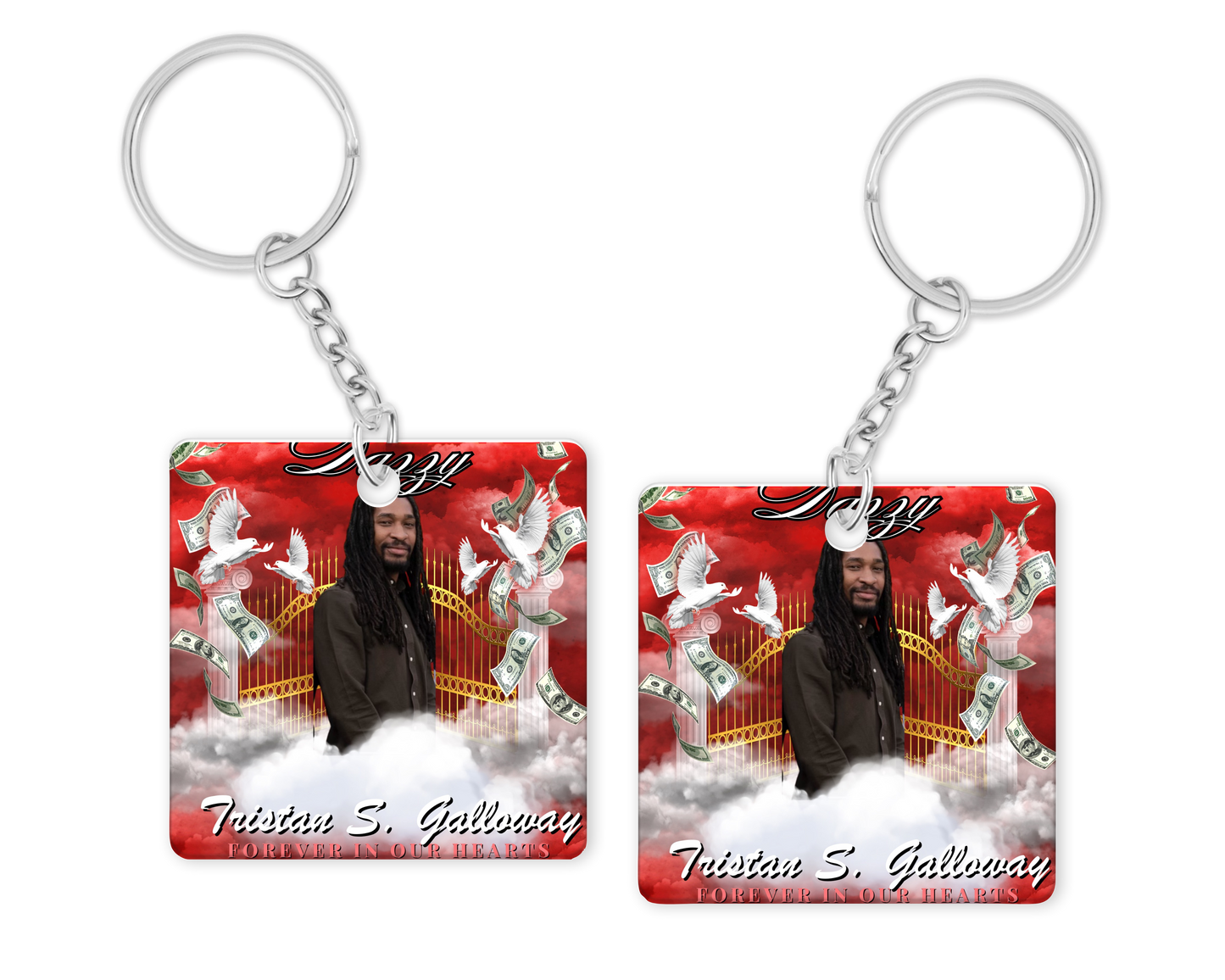 In Loving Memory Keychain