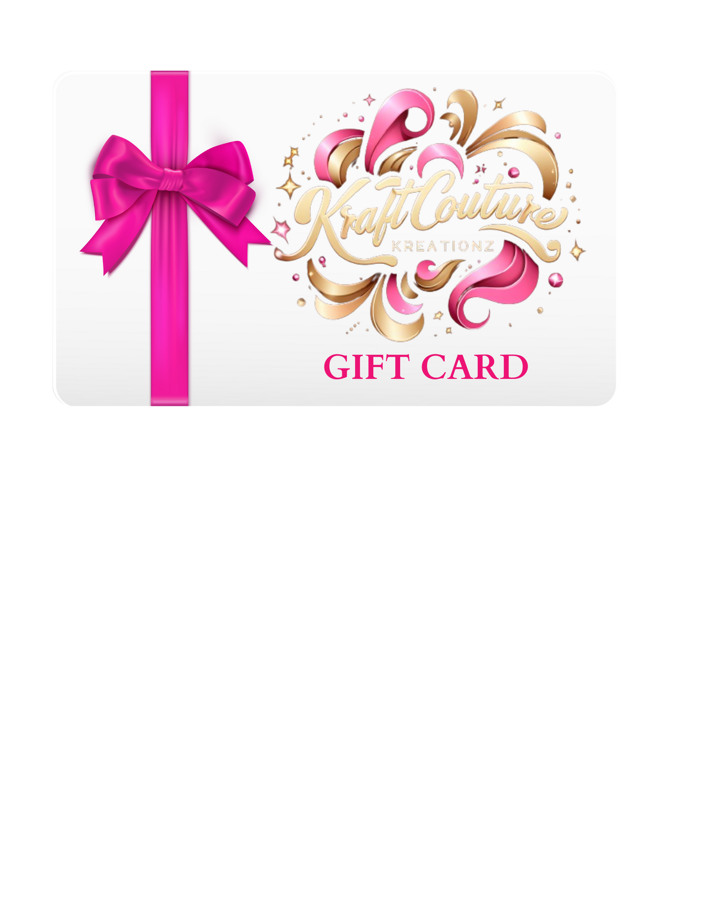 Kraftcouture Kreationz Gift Card