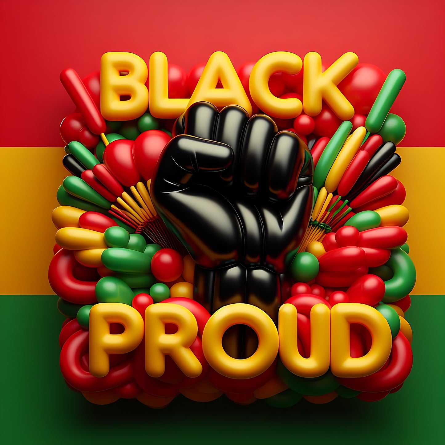 BLACK PROUD TUMBLER