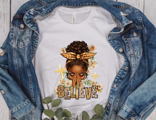 BELIEVE SUBLIMATION SHIRT