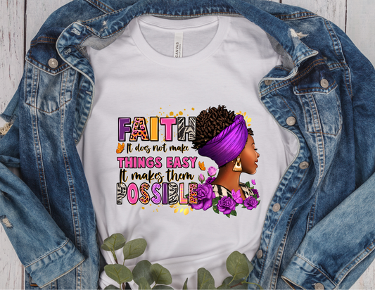 FAITH SUBLIMATION TSHIRT
