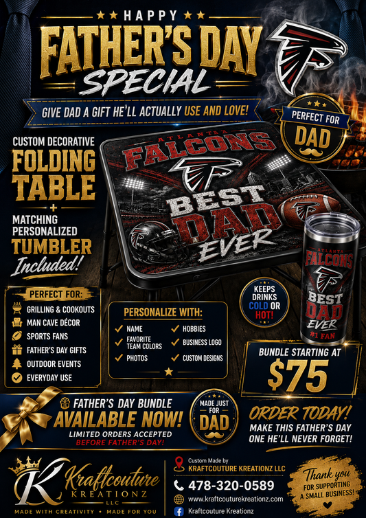 Folding Table set (tumbler included)