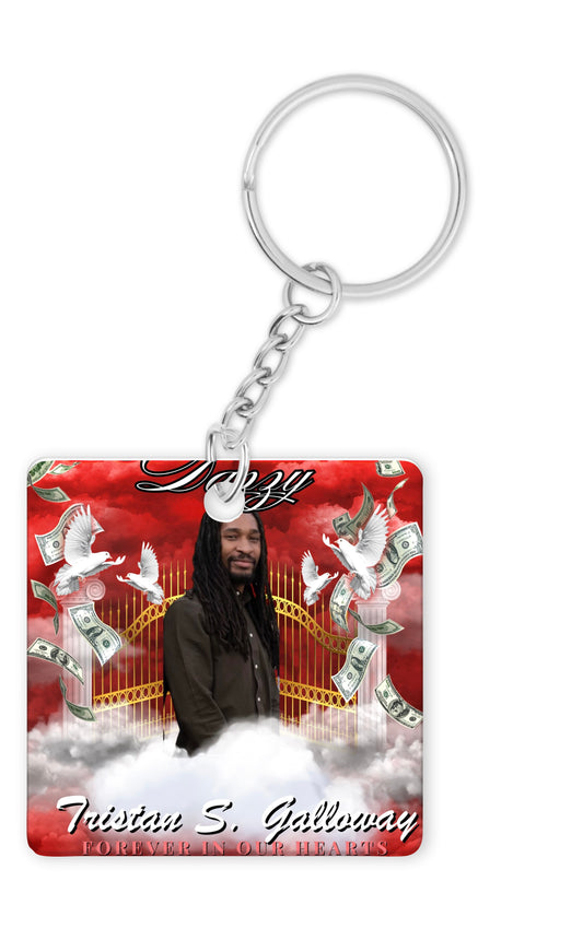 In Loving Memory Keychain