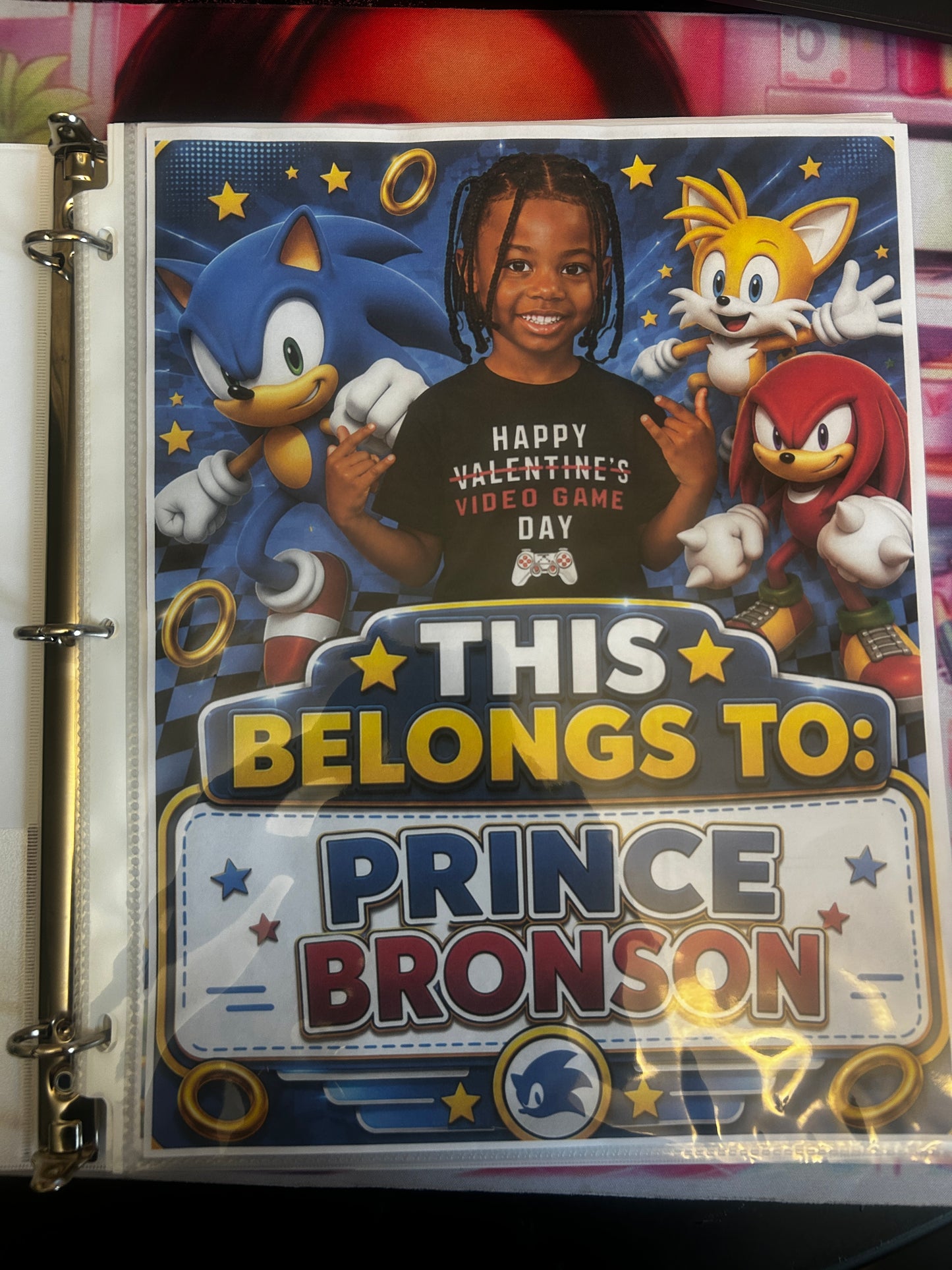 Customized Learning Binder
