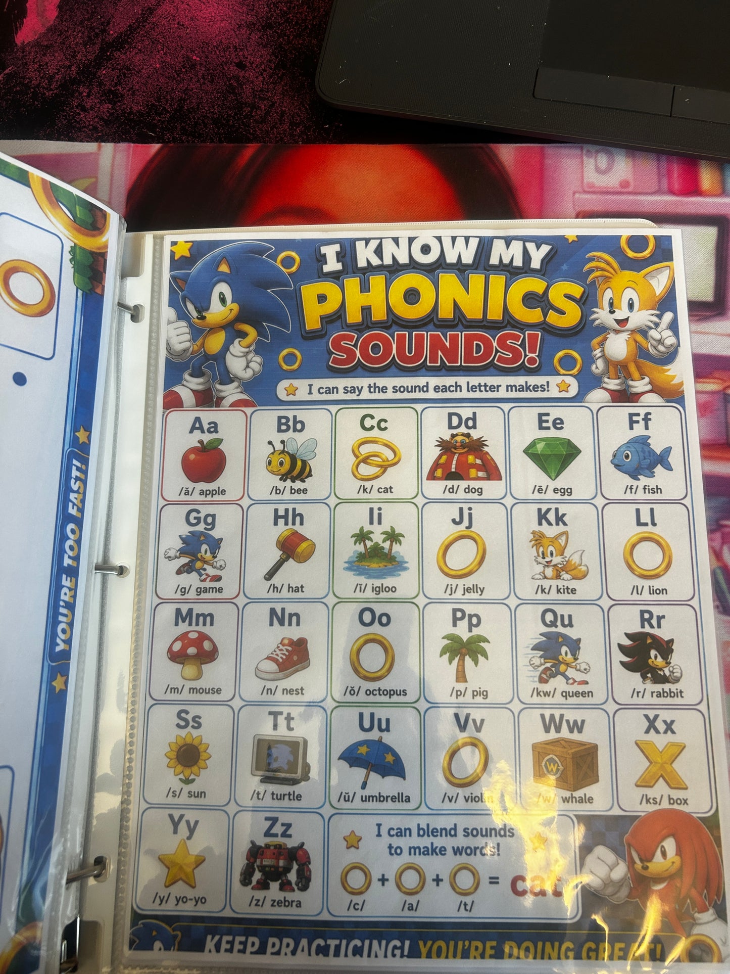 Customized Learning Binder