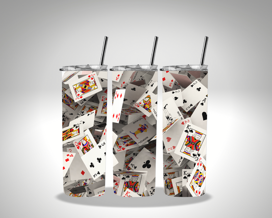 POKER CARD TUMBLER