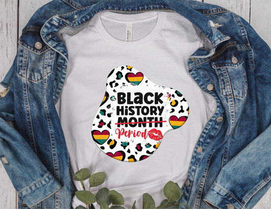 BLACK HISTORY PERIOD SUBLIMATION SHIRT AND TUMBLER COMBO