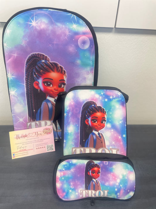 Customized Bookbag Set