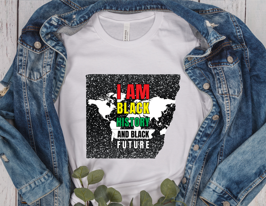 I AM BLACK HISTORY SUBLIMATION SHIRT AND TUMBER