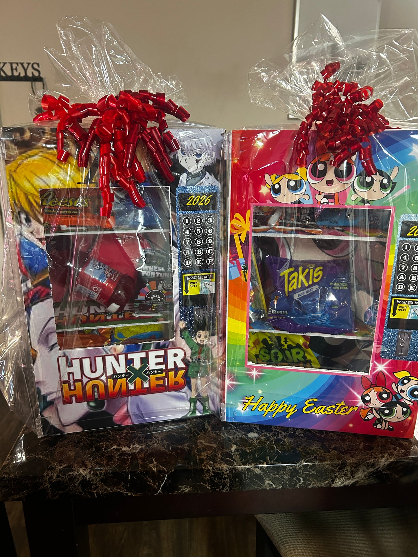 Customized Vending Machine Basket (any occasion)