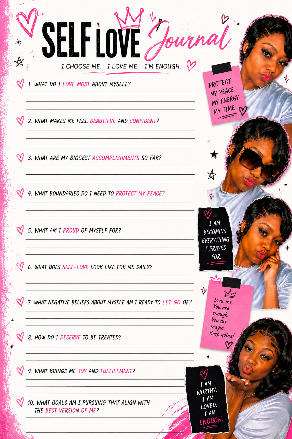 Self Love Journal sets