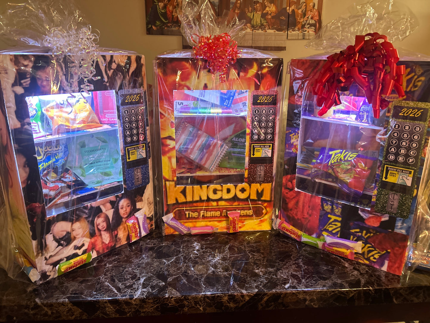 Customized Vending Machine Basket (any occasion)