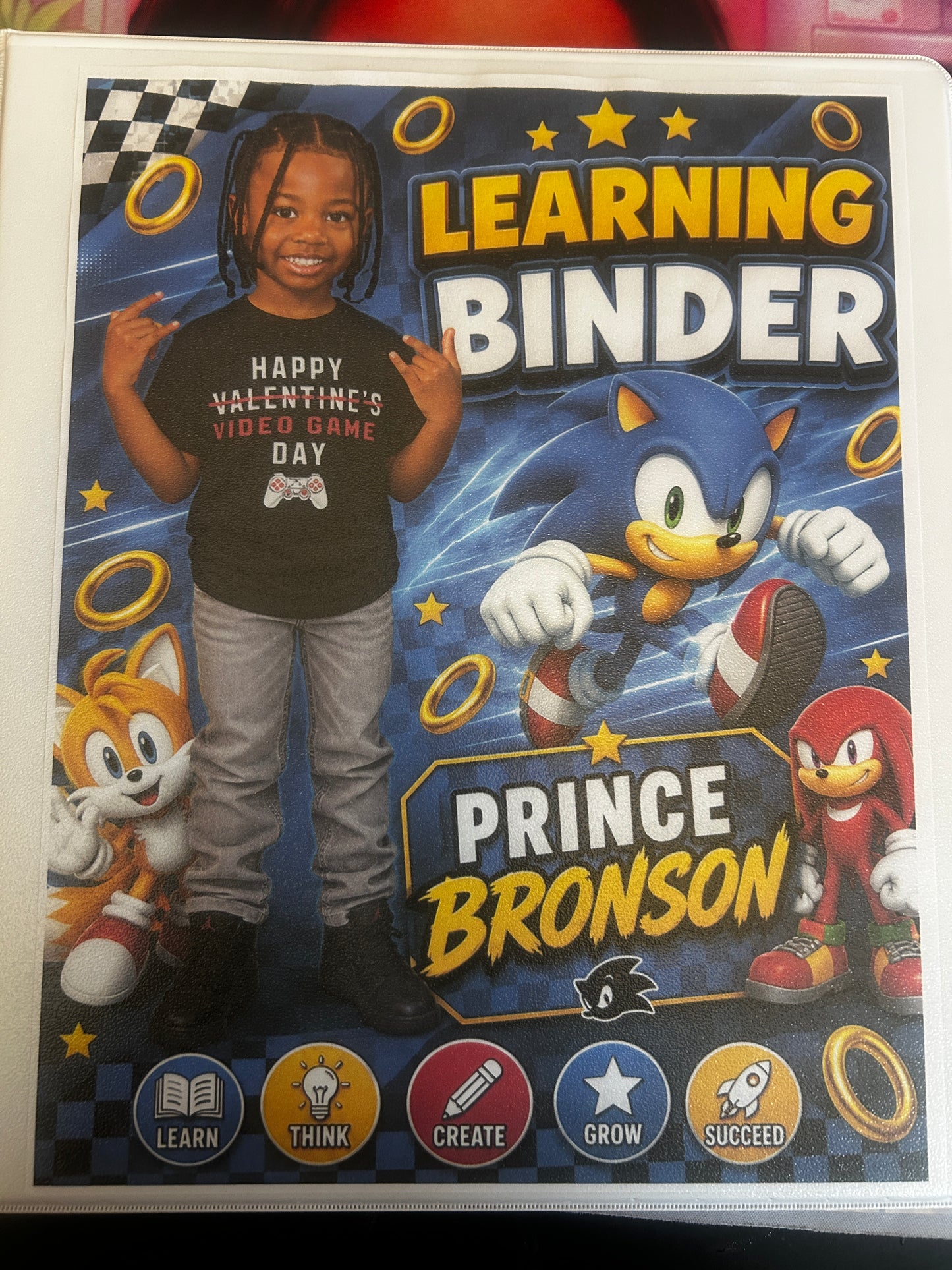 Customized Learning Binder