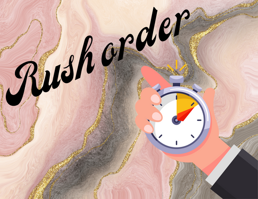 Rush order fee